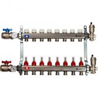 Коллекторная группа Stout 8 выходов с расходомерами